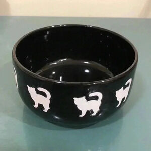 Vintage Waechtersbach ceramic cat bowl.